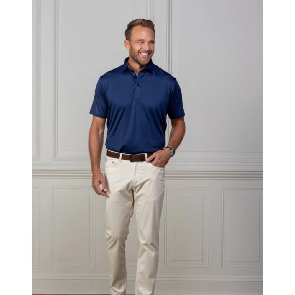 Collars & Co. Featherweight Flex Short-Sleeve Polo
